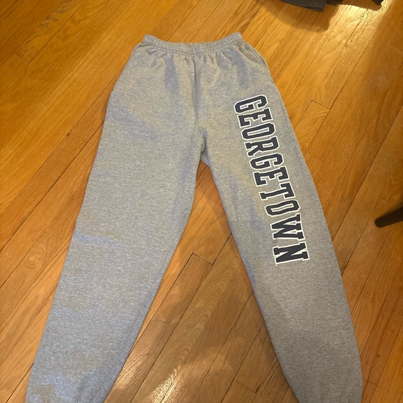 Champion Georgetown Light Gray Athletic Sweatpants - Picture 1 of 2